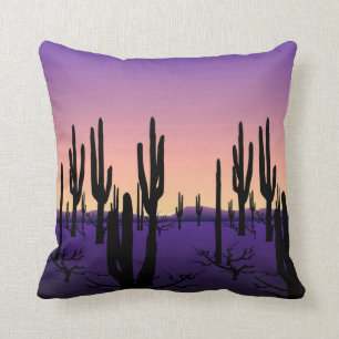 Purple Desert Cushion