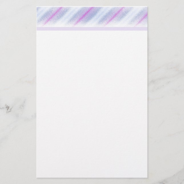 Purple Design Stationery (Front)