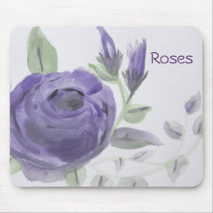 Purple Designer Mouse Pad