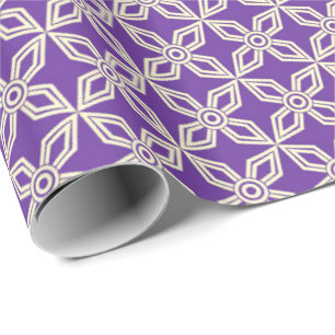 Purple Designs Wrapping Paper