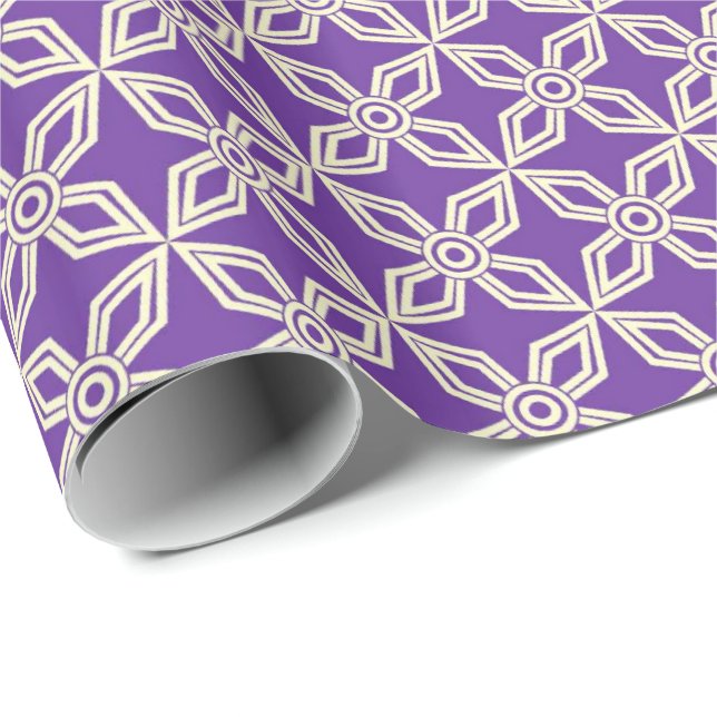Purple Designs Wrapping Paper (Roll Corner)