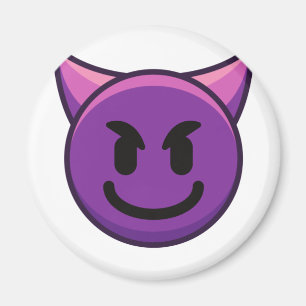 Purple Devil Emoji Magnet