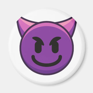 Purple Devil Emoji Magnet