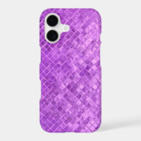 Purple Diamond Metallic Tile Design