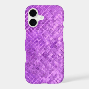 Purple Diamond Metallic Tile Design