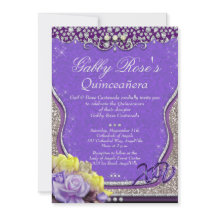 Purple Diamond Quinceañera and Sweet 16