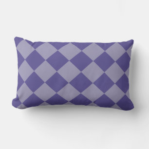 Purple Diamond Two Tone Throw Pillow HAMbyWG