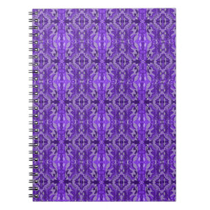 Purple Diamond-y Abstract Pattern Notebook