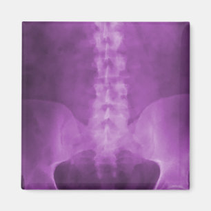 Purple Digital X-Ray Art Magnet