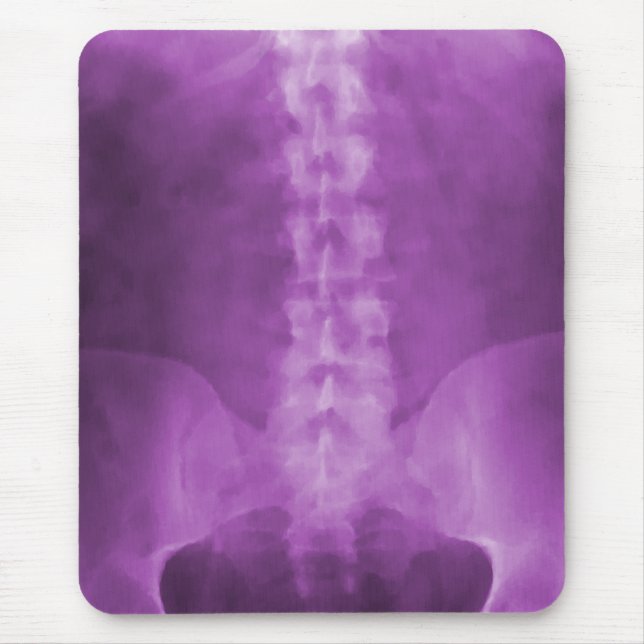 Purple Digital  X-Ray  Art Mousepad (Front)