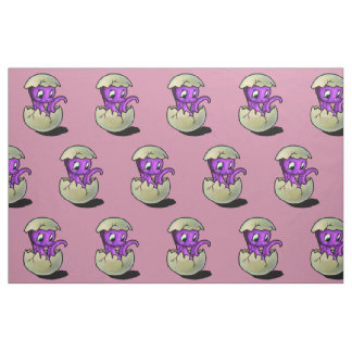 Purple Dinosaur Hatchling Fabric