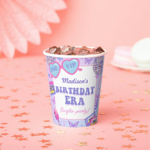Purple Disco In My Birthday Era Birthday Paper Cups