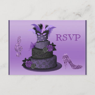 Purple Diva Cake, Sparkle High Heels RSVP