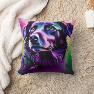Purple Dog Cushion