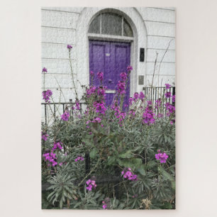 Purple Door Hackney East London United Kingdom Jigsaw Puzzle