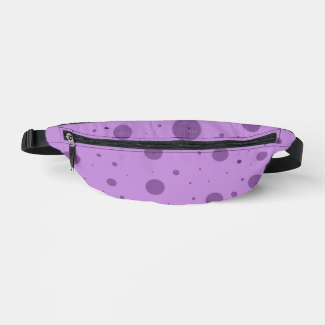Purple Dot Chaos Bum Bags (Front)