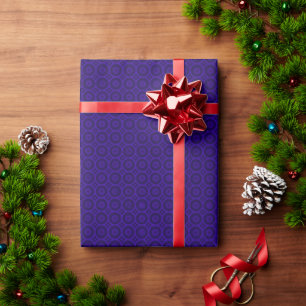 PURPLE DOTS WRAPPING PAPER