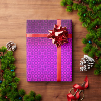 PURPLE DOTS WRAPPING PAPER