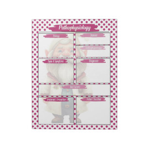 Purple Dr. Gnome Nursing - Pathophysiology Temp Notepad