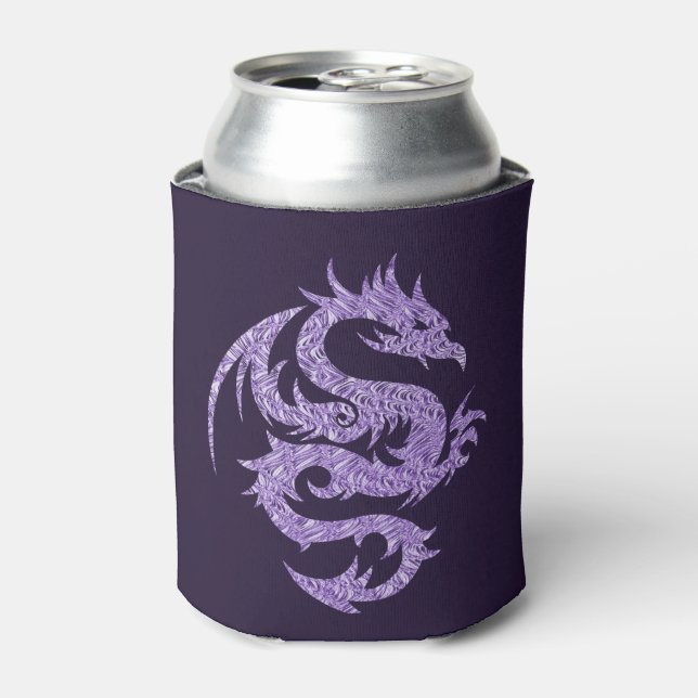 Purple Dragon Can Cooler (Can Front)