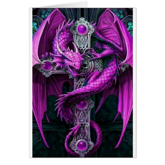 Purple Dragon Card