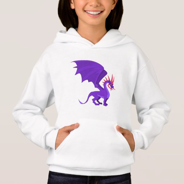 Purple dragon cartoon (Front)