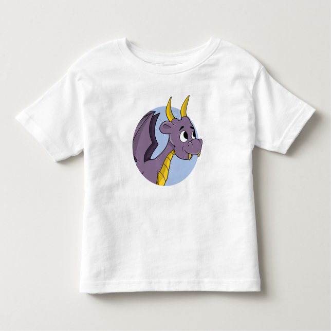 Purple dragon cartoon toddler t-shirt (Front)