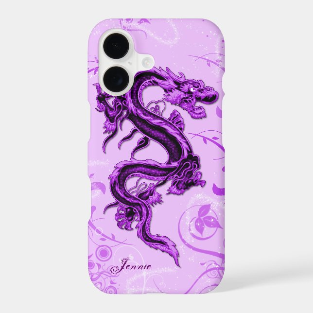 Purple Dragon Custom iPhone 7 Plus Case (Back)