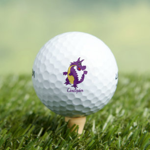 Purple Dragon Design Golf Balls