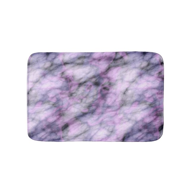 Purple Dragon Marble Bath Mat (Front)