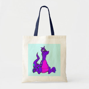 Purple Dragon Tote Bag