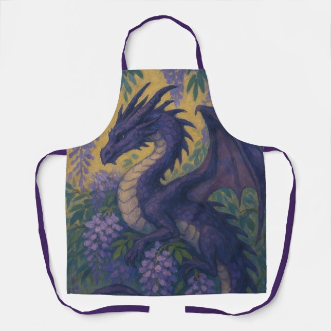 Purple Dragon Wisteria                             Apron (Front)