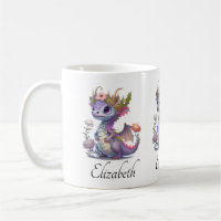 Purple Dragon with Elegant Crown