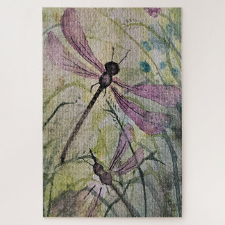 Purple Dragonfly Puzzle