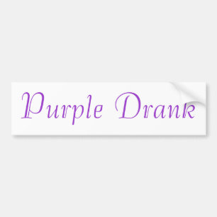 Purple Drank Bumper Sticker