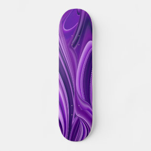 Purple Dream , Abstract Fantasy Rainbow-Art Skateboard