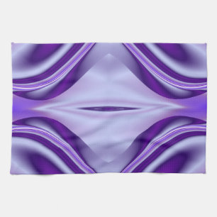 Purple Dream , Abstract Fantasy Rainbow-Art Tea Towel