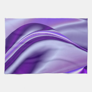 Purple Dream , Abstract Fantasy Rainbow-Art Tea Towel