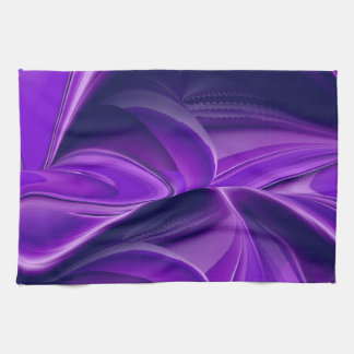 Purple Dream , Abstract Fantasy Rainbow-Art Tea Towel