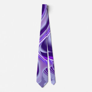 Purple Dream , Abstract Fantasy Rainbow-Art Tie