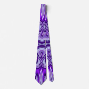 Purple Dream , Abstract Fantasy Rainbow-Art Tie