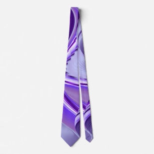 Purple Dream , Abstract Fantasy Rainbow-Art Tie