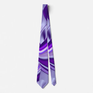 Purple Dream , Abstract Fantasy Rainbow-Art Tie