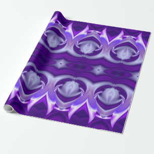 Purple Dream , Abstract Fantasy Rainbow-Art Wrapping Paper