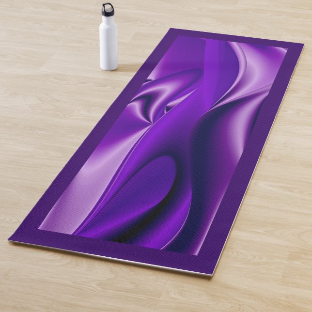 Purple Dream , Abstract Fantasy Rainbow-Art Yoga Mat (In Situ)