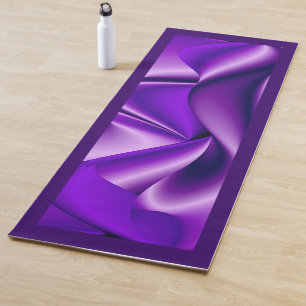 Purple Dream , Abstract Fantasy Rainbow-Art Yoga Mat