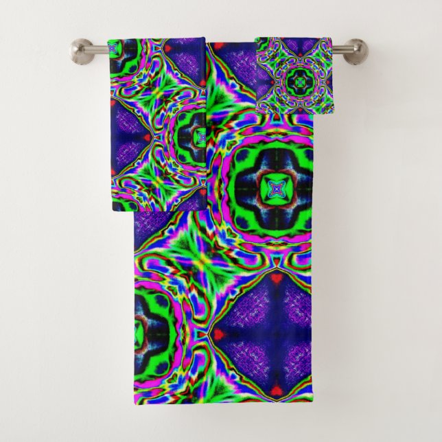 purple dream bath towel set (Insitu)