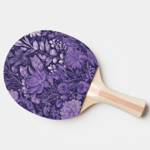 Purple Dream Elegant Botanical Design inspired by  Ping Pong Paddle