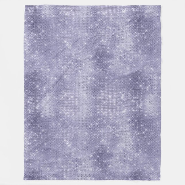 Purple Dream Sparkle Fleece Blanket (Front)