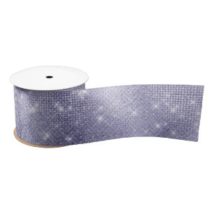 Purple Dream Sparkle Satin Ribbon
